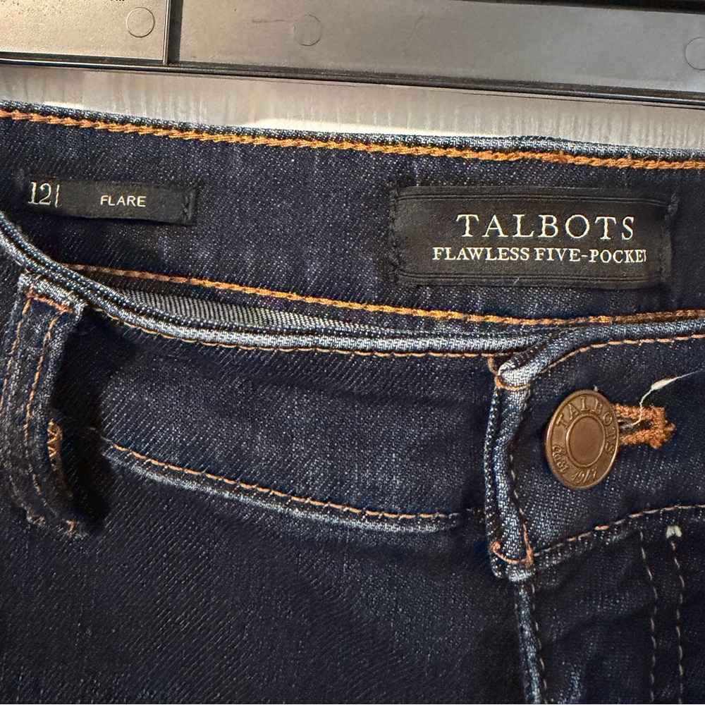 Talbots flawless 5 pocket flare jeans